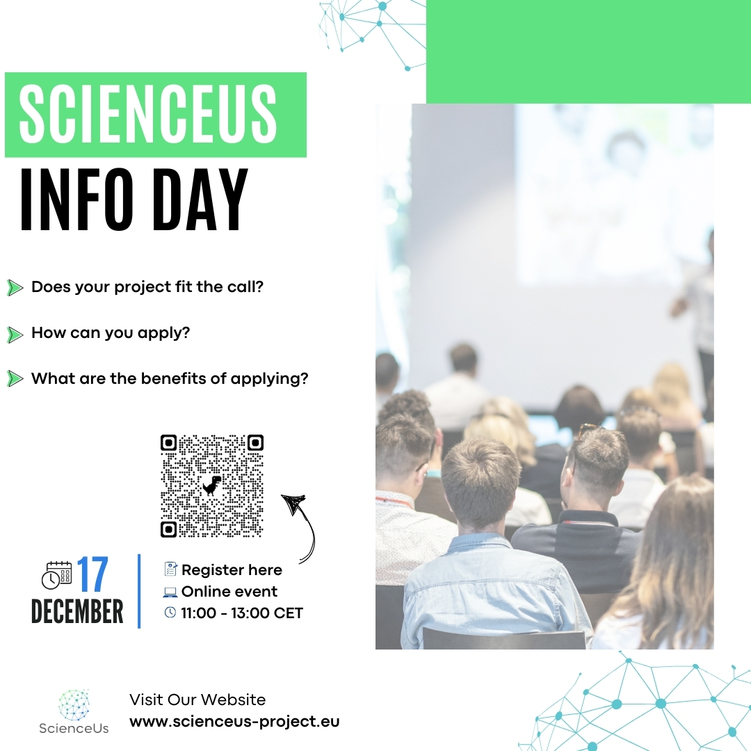 🚀 Calling all citizen scientists! Join the ScienceUs Online Event to learn about the Open Call and Upscale Academy. 📅 17the December – 11:00CET
 📝Agenda: Proposal submission, evaluation tips, success stories, and more!
events.teams.microsoft.com/event/9cb788f6…