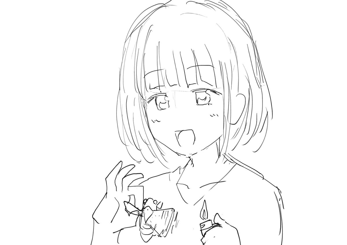 #お前のふざけた絵と真面目な絵を比較してみろ
 最近ネタ絵描いてないな…('ω`) 