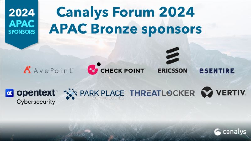 Canalys's tweet image. Join Bronze Sponsors @AvePoint, @CheckPointSW @ericsson, @eSentire, @OpenTextSec, @parkplacetech, @ThreatLocker and @Vertiv at #CanalysForums2024 APAC!
#AvePoint #Checkpoint #ericsson #esentire #opentext #parkplace #threatlocker #vertiv