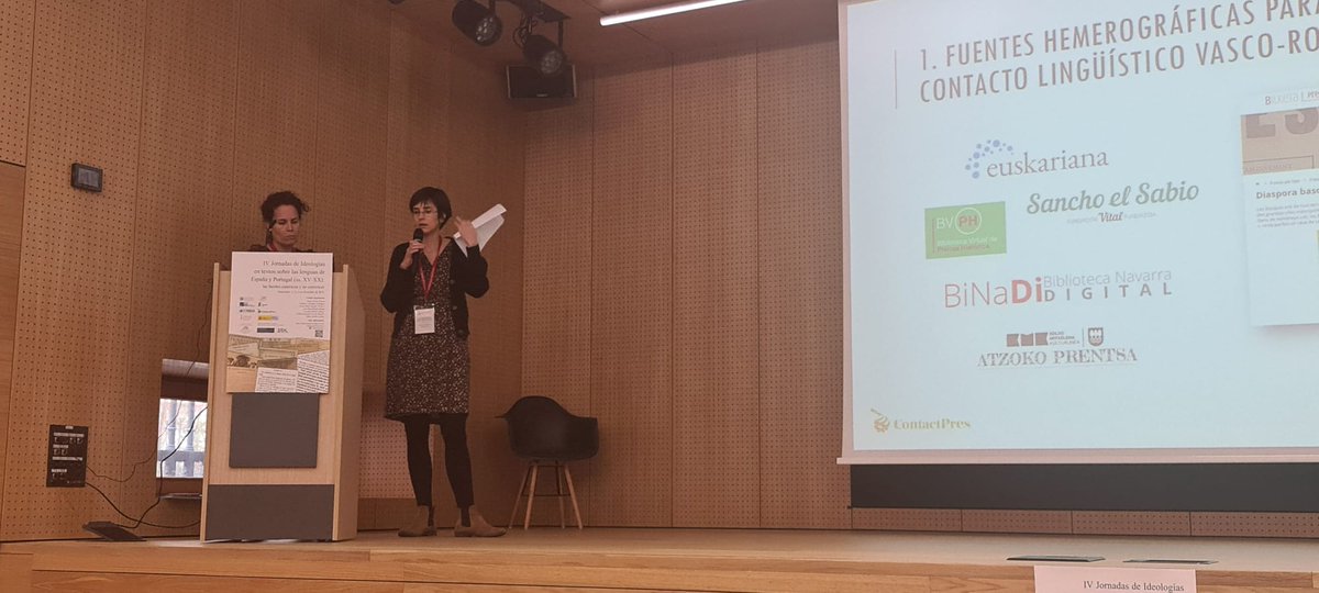 GramHisGram (@gramhisgram) on Twitter photo La Prof.ª Nerea Fernández de Gobeo <a href="/gobiline/">Nerea Fernández de Gobeo</a> (UPV/EHU) y la Prof.ª Carmen Quijada Van den Berghe (Usal) presentan "Los artículos de Olano sobre pedagogía vasca en la revista Yakintza (1933-1936)". La Prof.ª Nerea Fernández de Gobeo <a href="/gobiline/">Nerea Fernández de Gobeo</a> (UPV/EHU) y la Prof.ª Carmen Quijada Van den Berghe (Usal) presentan "Los artículos de Olano sobre pedagogía vasca en la revista Yakintza (1933-1936)".