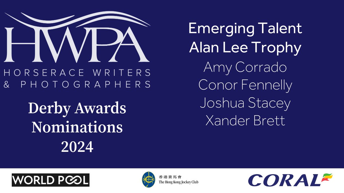 Best of luck to The Irish Field's Amy Corrado, who has been nominated for the Emerging Talent category in today's HWPA Awards in London 🍀@HorseRaceMedia <a href="/amyjcorrado/">Amy Corrado</a>