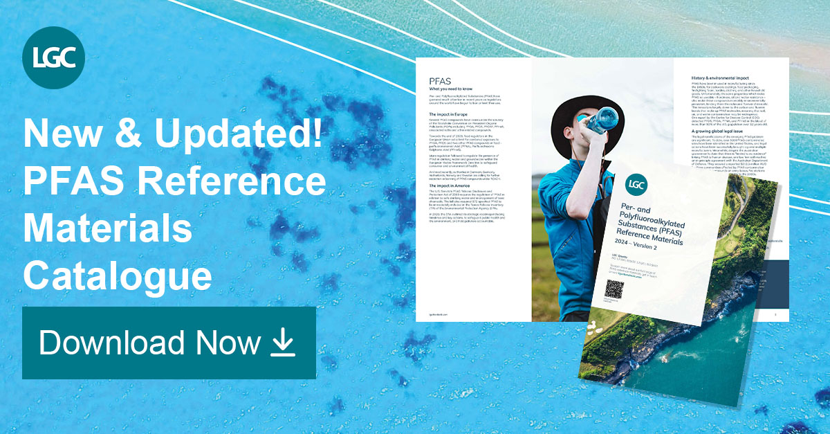 LGCStandards's tweet image. 🆕We&apos;re excited to launch an updated version of our #PFAS catalogue! Available to download at okt.to/0VPZz4
The latest additions include a selection of isotopically labelled products #SIL, PFAS mixtures to support the EU and EPA methods &amp;amp; more. 
#PFASanalysis #EPAMethod