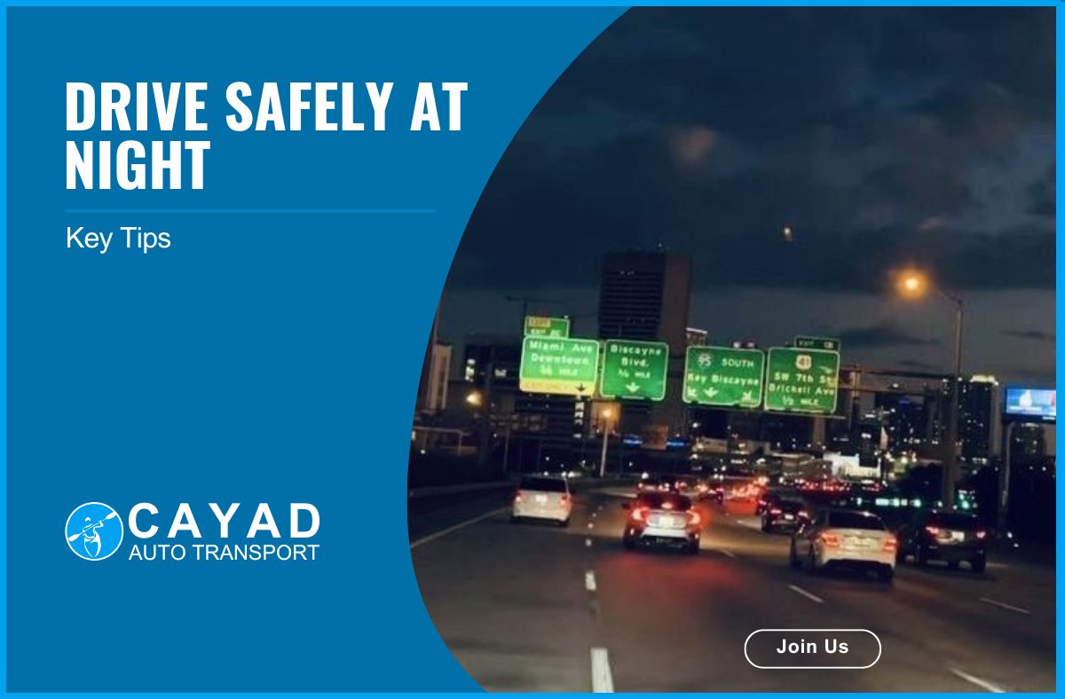 cayadservices's tweet image. 🔦 Check your lights &amp;amp; use high beams only on dark roads (switch to low for oncoming cars).
👁️ Avoid glare—focus on the left side of the road.
🧼 Clean windows for better visibility.
🚶‍♀️ Watch for pedestrians, cyclists, &amp;amp; animals.

#NightDriving #DriveSafe #RoadTips