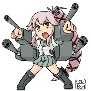 由良(艦これ) 「由良貼りの流れと察し候 」|bael38のイラスト