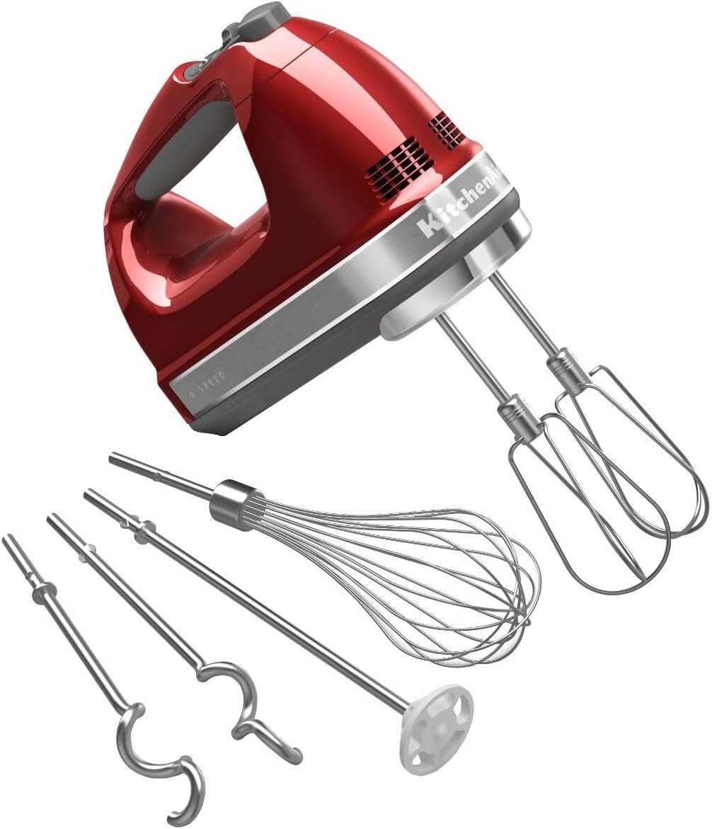 lifestopia's tweet photo. Mix like a pro! 🎂✨ The KitchenAid KHM926CA 9-Speed Hand Mixer brings precision and power to your kitchen. From delicate batters to heavy doughs, this mixer does it all. 💪

Read our full review: https://t.co/USpJ51EUsS
#KitchenAid #BakingTools #MixingMadeEasy https://t.co/3JFUPvQyhc