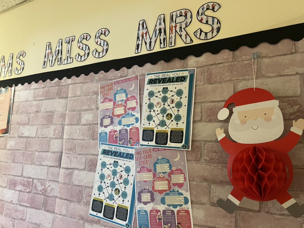 Today we added to our ‘MsMissMrs’ board with a quiz on ‘our self care style’ and what personality type we are. 

We will use this to have some open discussions this week on self awareness 🫶🏼

<a href="/MsMissMrs1/">MsMissMrs CIC</a> <a href="/outreach_iwbs/">SharonHutchinsonDHT</a> <a href="/IWBSFalkirk/">Inclusion&Wellbeing</a>