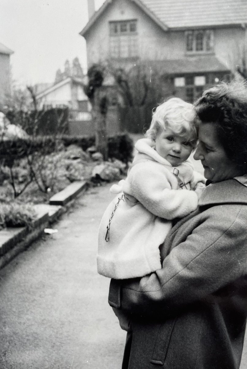 My first birthday since my Mum died in August. Strange feelings. Made all the stranger by the fact that somehow the little girl in the photo is now eligible for free prescriptions &amp; can buy a senior rail card. Anyway, greatly looking forward to a meal with friends tonight.