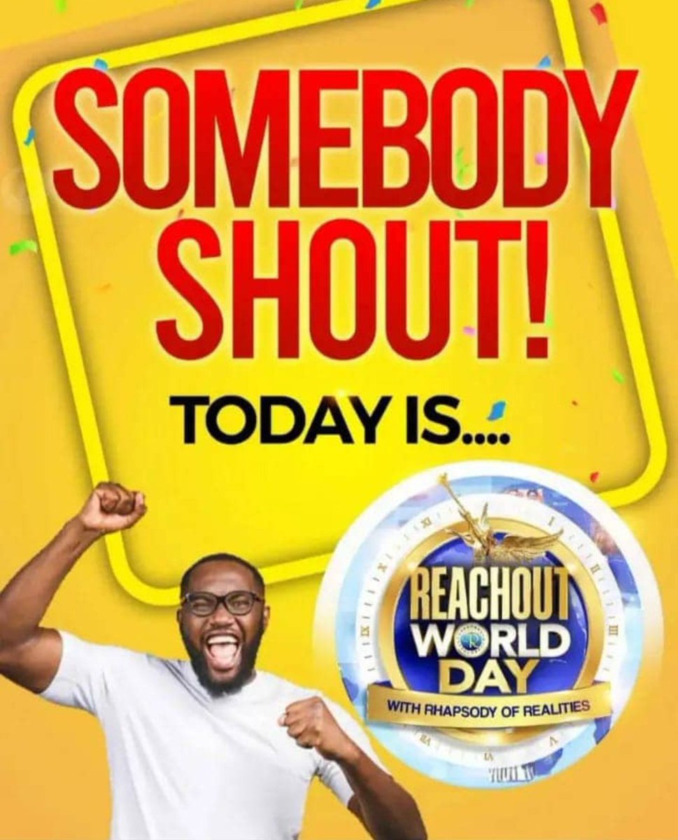 It's ReachOut World Day with Pastor Chris
#rowd