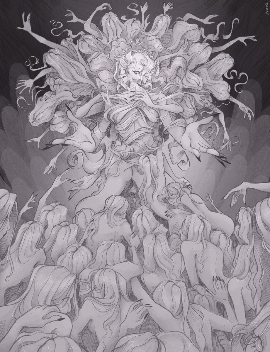 circusmantis's tweet image. Hey new oomfies you should totally play slay the princess it is the most awesomest game ever look at this cool art I made of it