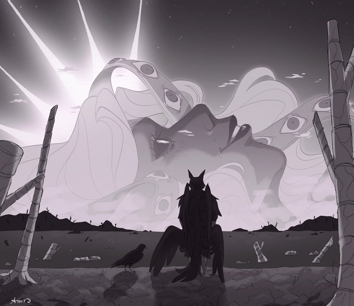 circusmantis's tweet image. Hey new oomfies you should totally play slay the princess it is the most awesomest game ever look at this cool art I made of it