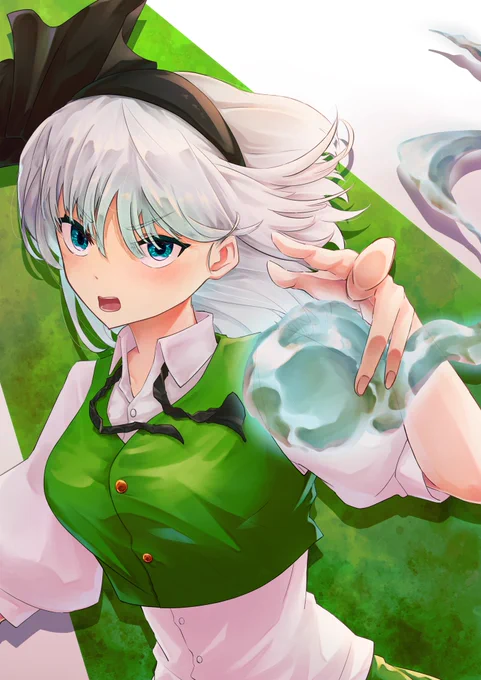お顔がかわいいみょん #東方Project #魂魄妖夢