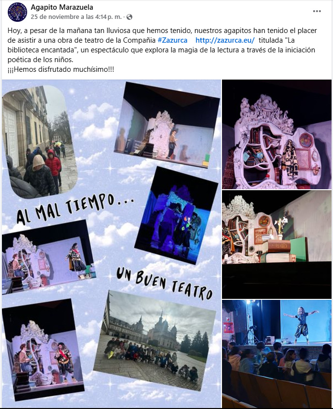 Un placer compartir #LaBibliotecaEncantada con los escolares de La Granja de San Ildefonso en #Segovia!!! Muchas gracias al estupendo profesorado del CEIP Agapito Marazuela!