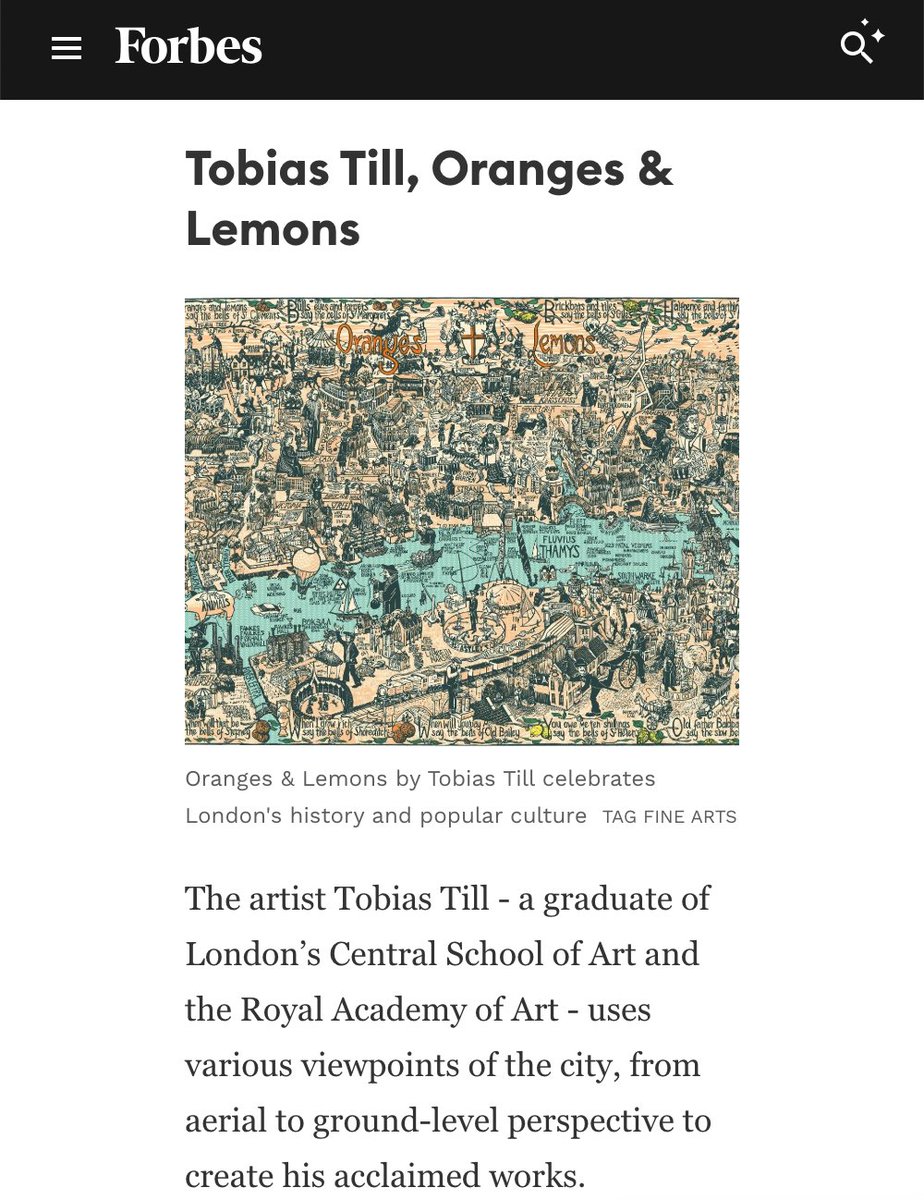 TAGFineArts's tweet photo. Tobias Till's 'Oranges and Lemons' is included in Forbes' 2024 Holiday Gift Guide! Read the full list at the link below, and head to our website for more of Tobias' artwork! 🍊🍋🎄

(https://t.co/IUCtsm0b2t) https://t.co/cs8aHJkIcp