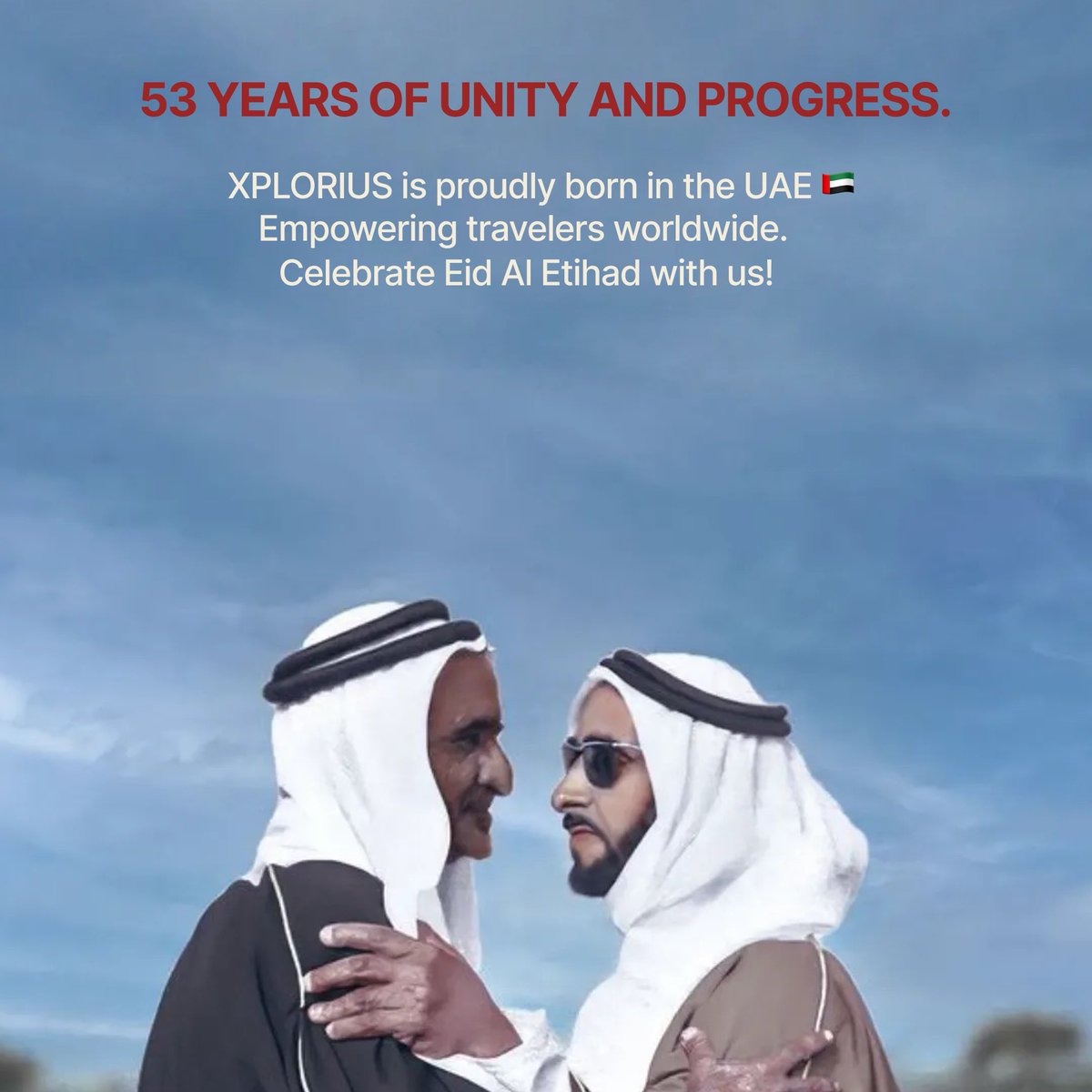 XPLORIA | WEB2.5 TRAVEL 🏩 (@iamxploria) on Twitter photo 53 years ago one of the greatest countries of the modern day was created.
Today, I & <a href="/XPLORIUSxyz/">XPLORIUS | WEB2.5 TRAVEL</a> are proudly representing 🇦🇪 in the travel industry.
I feel so much gratitude and respect for this country ❤️
#EidAlEtihad #Eid_Al_Etihad 53 years ago one of the greatest countries of the modern day was created.
Today, I & <a href="/XPLORIUSxyz/">XPLORIUS | WEB2.5 TRAVEL</a> are proudly representing 🇦🇪 in the travel industry.
I feel so much gratitude and respect for this country ❤️
#EidAlEtihad #Eid_Al_Etihad