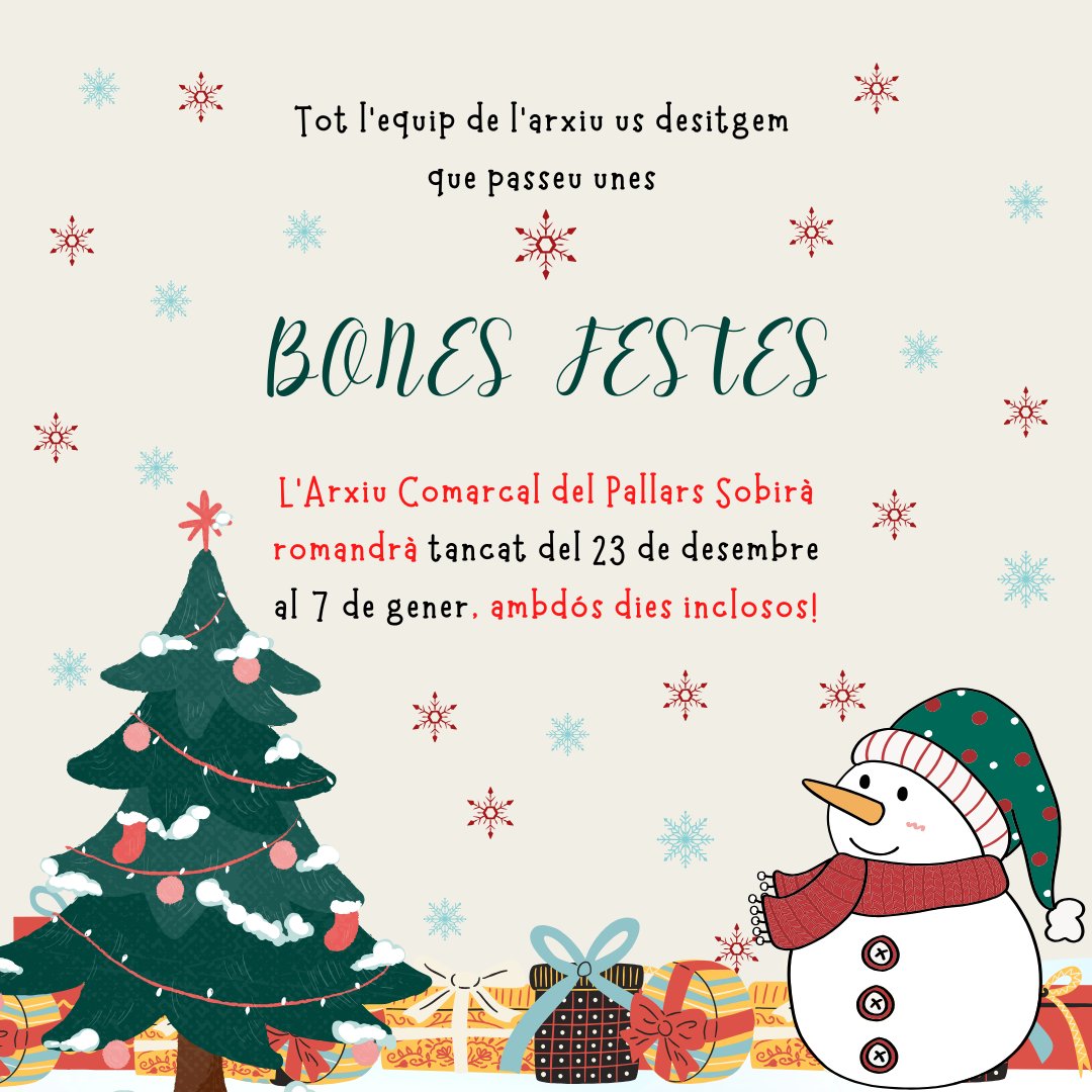 Bones festes! Ens retrobem al 2025! #nadal #xac <a href="/patrimonigencat/">Patrimoni</a>
