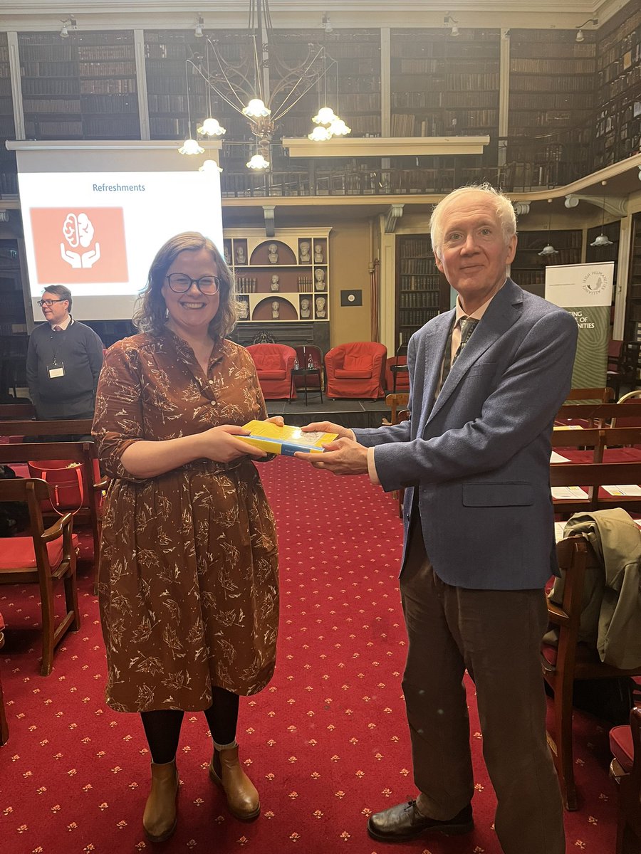 IrishHumanities (@irishhumanities) on Twitter photo Official launch ‘Exciting News! Event, Narration & Impact from Past to Present', eds <a href="/BrendanDooley/">Brendan Dooley</a> & Alexander Wilkinson <a href="/RIAdawson/">Royal Irish Academy</a> on 27 Nov.
Prof. Brendan Dooley presents a copy of the volume to <a href="/Rothweeee/">Emma Rothwell</a> for the <a href="/Library_RIA/">Royal Irish Academy Library</a>
Volume details:
brill.com/edcollbook/tit… Official launch ‘Exciting News! Event, Narration & Impact from Past to Present', eds <a href="/BrendanDooley/">Brendan Dooley</a> & Alexander Wilkinson <a href="/RIAdawson/">Royal Irish Academy</a> on 27 Nov.
Prof. Brendan Dooley presents a copy of the volume to <a href="/Rothweeee/">Emma Rothwell</a> for the <a href="/Library_RIA/">Royal Irish Academy Library</a>
Volume details:
brill.com/edcollbook/tit…