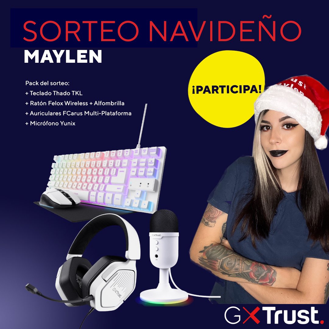 🎄🎅 SORTEO NAVIDAD 🎄🎅
Gana este pack de accesorios #TRUST y pasa felices fiestas.
 
Para participar:
👾 Sígueme y sigue a <a href="/Trust_Spain/">GXTrust España</a>
👾 RT tweet
👾 Menciona a dos amigos, sin límite de participación.

¡Suerte!