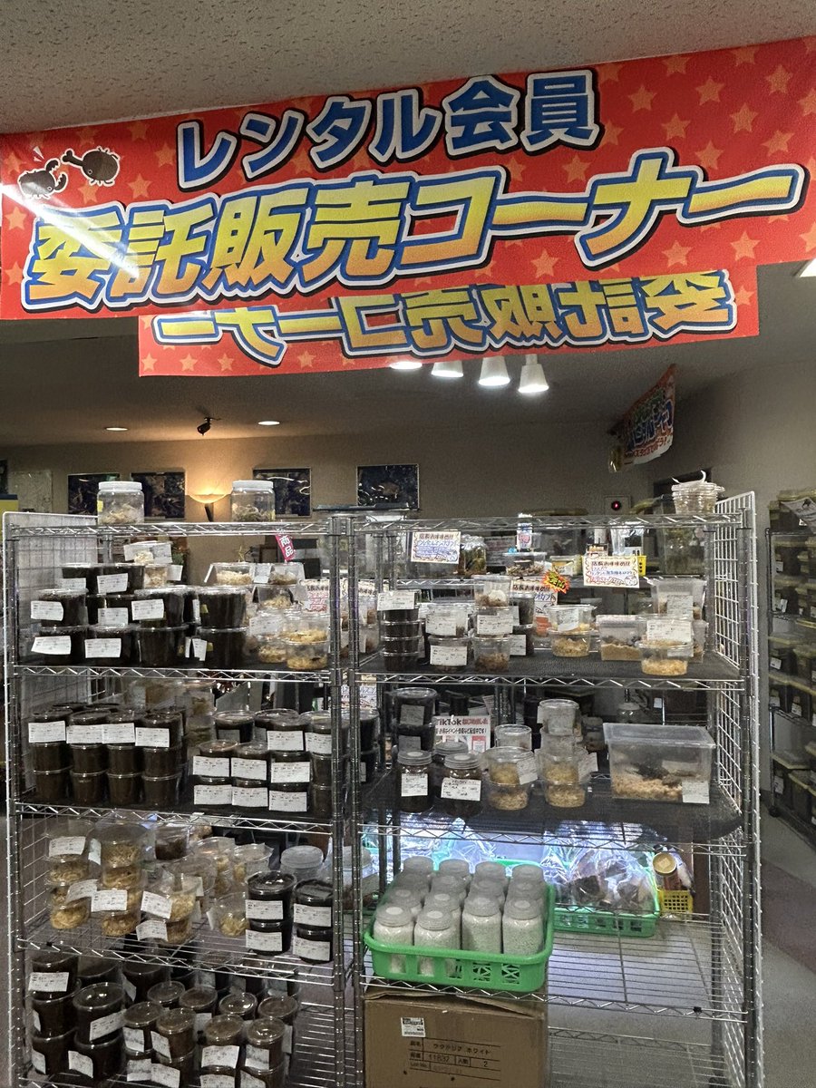レンタルスペースのお客様の委託販売コーナー。 キレイな色のニジイロ 
