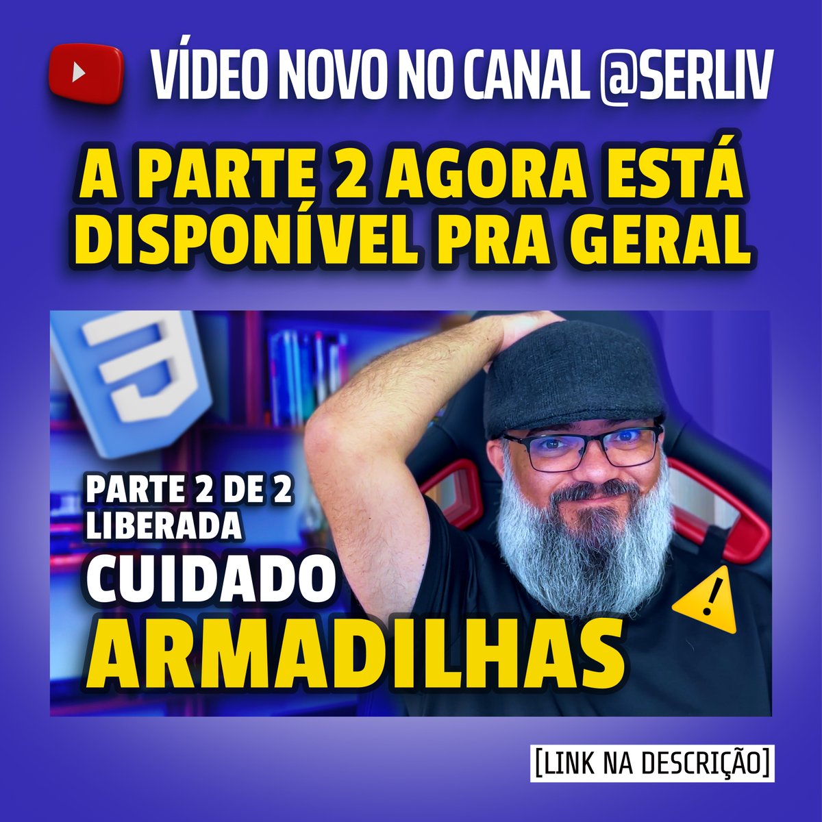 serlivcursos's tweet image. ARMADILHAS do CSS - Parte 2 - CUIDADO. Não Caia Nelas
youtu.be/hMZMp_HAfpk
#frontend #html #css #webdev #webdesign #desenvolvimentoWeb #aprenderCSS #ErrosCSS #HTMLeCSS #DesenvolvedorWeb #DesenvolvedorFrontEnd #ProgramaçãoFrontEnd #LayoutNaWeb #DesignNaWeb #WebDesigner