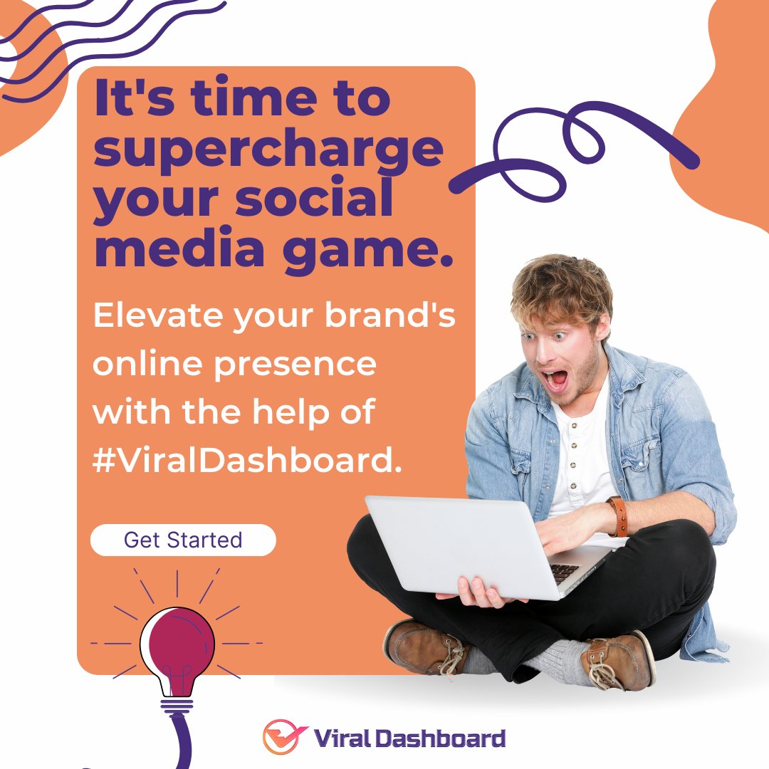 "It's time to supercharge your social media game. Elevate your brand's online presence with the help of #ViralDashboard. Get started today! ?

Follow us on social media for more updates
 #SocialMediaSupercharge #OnlinePresence #ViralDashboard