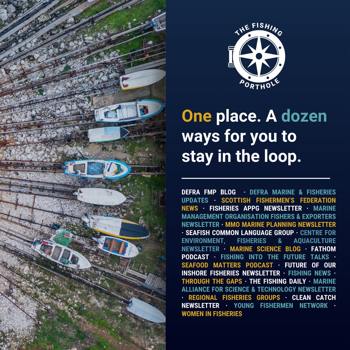 There’s so much going on in UK fisheries, but how can you possibly keep on top of it all?!

The Fishing Porthole has a page full of newsletters, websites, networks &amp; blogs where you can find all the information &amp; support relevant to you!

Go check it out 👉fishingporthole.co.uk/learn/get-conn…