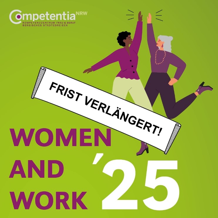 Wir verlängern die Frist für den "Women And Work 2025"-Wettbewerb bis einschließlich
Samstag, 7. Dezember! Nutzt die Chance, euch selbst zu bewerben oder andere Frauen zu nennen, die den "Frauen mit Profil"-Preis verdient hätten!➡️ wuppertal.de/microsite/comp… #Wuppertal #WomenAndWork