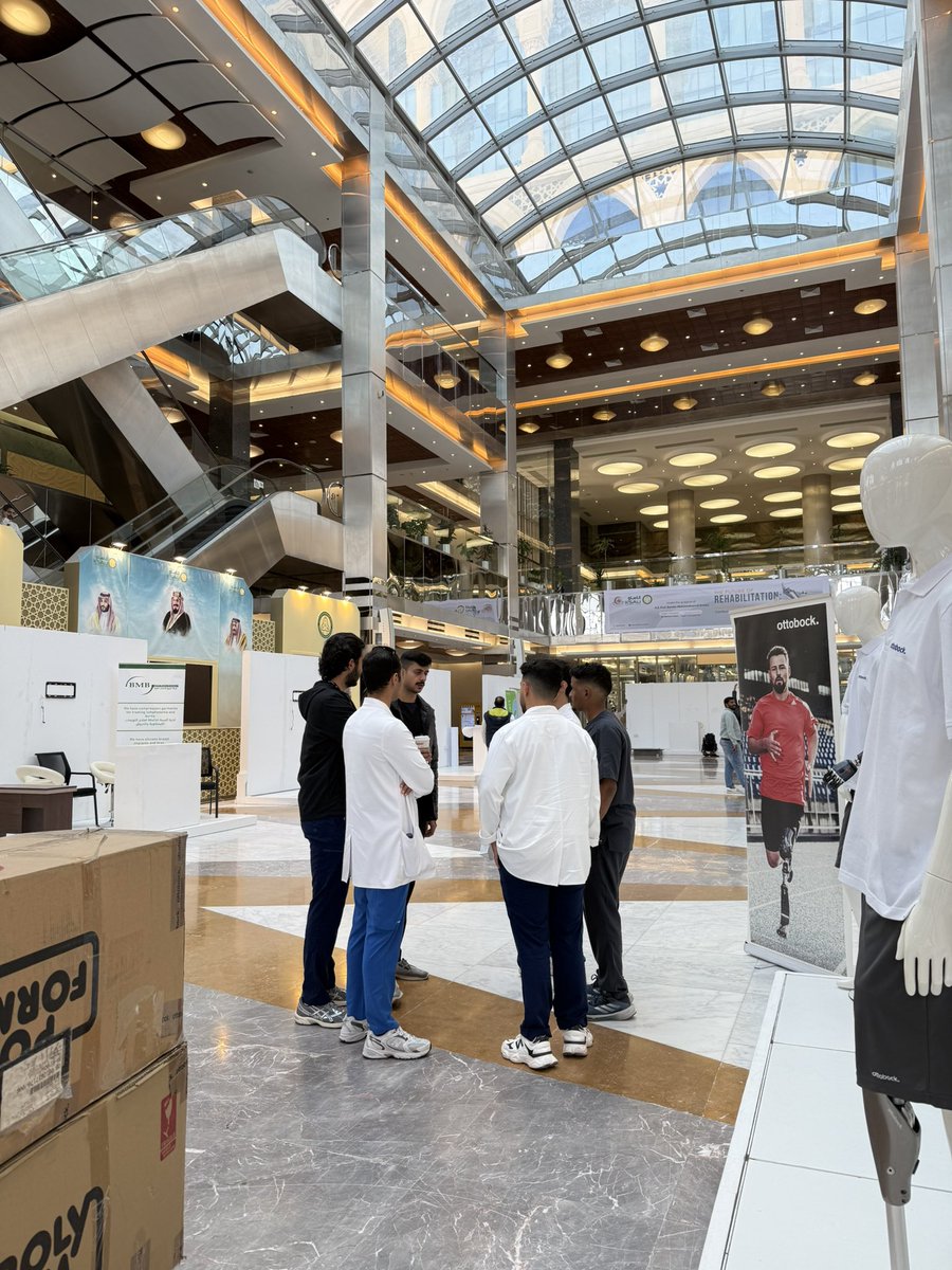 نرحب بجميع الحضور الكرام والمقدمين الأفاضل في مؤتمر مستقبل التأهيل، الذي سينطلق غدًا في تمام الساعة 8 صباحًا. يسعدنا وجودكم ومشاركتكم القيّمة في هذا الحدث العلمي،و نسعى لبناء مستقبل واعد في مجال التأهيل. نتمنى للجميع تجربة مثمرة مليئة بالمعرفة والتطور.
#مؤتمر_مستقبل_التأهيل