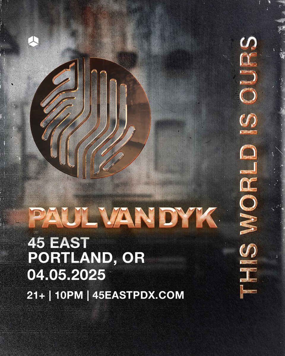 45eastpdx (@45eastpdx) on Twitter photo It’s true! The legend <a href="/PAULVANDYK/">Paul van Dyk</a> joins us Saturday, April 5th on his #TWIO album tour. On sale Wednesday at 10AM! 🙌🏽 It’s true! The legend <a href="/PAULVANDYK/">Paul van Dyk</a> joins us Saturday, April 5th on his #TWIO album tour. On sale Wednesday at 10AM! 🙌🏽