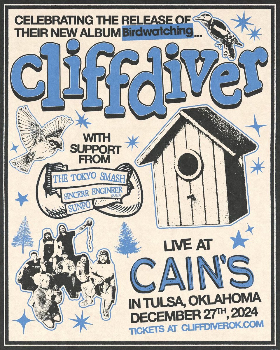 THIS SHOW IS $5 TODAY ONLY

SUNFO
SINCERE ENGINEER
THE TOKYO SMASH 

WTF THIS SHOULDNT BE LEGAL

cliffdiverok.com