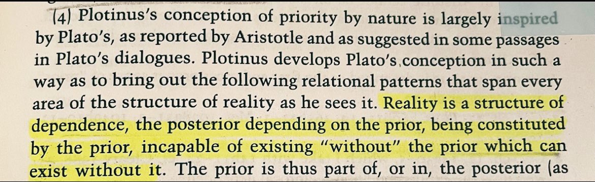 Here is Plotinus’s conception of priority and structure of dependence.

Reading this anyone can hear the resonance of this understanding with the Islamic understanding