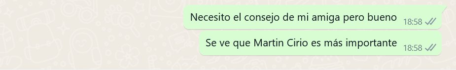 Una amiga no me atiende le teléfono porque está mirando la faraona. ESTA ES LA FAMILIA QUE DESTRUISTE Martín Cirio