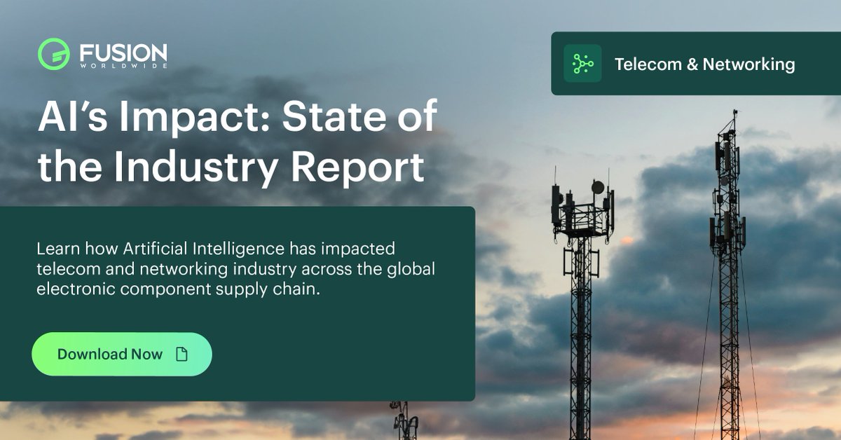 FusionFirst's tweet image. AI is revolutionizing networking with smarter, faster, &amp;amp; more secure systems. From fault detection to 5G performance, see how it’s solving connectivity challenges. 🛜 Download our AI SOTI Report to learn more &amp;gt;&amp;gt; hubs.la/Q02Z_yXX0

#AI #ElectronicComponents  #MarketInsights