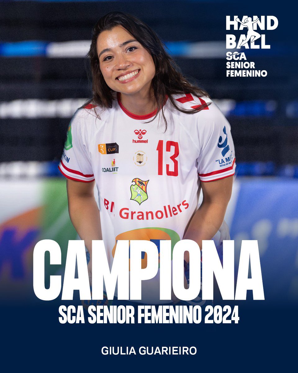 🥇𝐆𝐈𝐔𝐋𝐈𝐀 𝐆𝐔𝐀𝐑𝐈𝐄𝐈𝐑𝐎 𝐂𝐀𝐌𝐏𝐈𝐎𝐍𝐀 𝐃𝐄𝐋 𝐒𝐂𝐀 𝐒𝐄𝐍𝐈𝐎𝐑 𝐅𝐄𝐌𝐄𝐍𝐈𝐍𝐎 𝟐𝟎𝟐𝟒🇧🇷

La jugadora del KH-7 BM Granollers s’ha proclamat campiona de la competició i aconsegueix el bitllet cap al Mundial de 2025 🔜💥

Felicitats, <a href="/Giuliaguarieiro/">Giulia</a> ! 👏🏻🚀