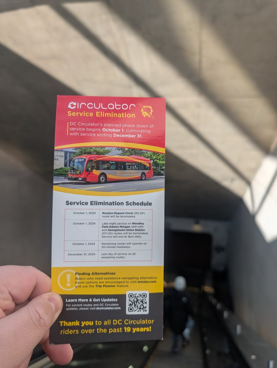 danielmwarwick's tweet image. It is no longer time for the Circulator 

This is one easy to #keepitfree

Thank you Mayor Bowser