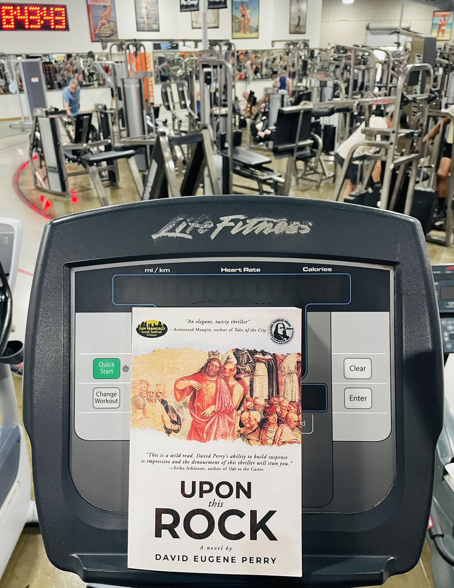 Monday after Thanksgiving: work off that epic meal and pump up your “Cyber Monday” with David Eugene Perry’s “potboiler, thriller" (New York Journal of Books), “Upon This Rock”.  Exercise your gift giving at link below:
#cybermonday #BooksMakeGreatGifts 

amazon.com/Upon-This-Davi…