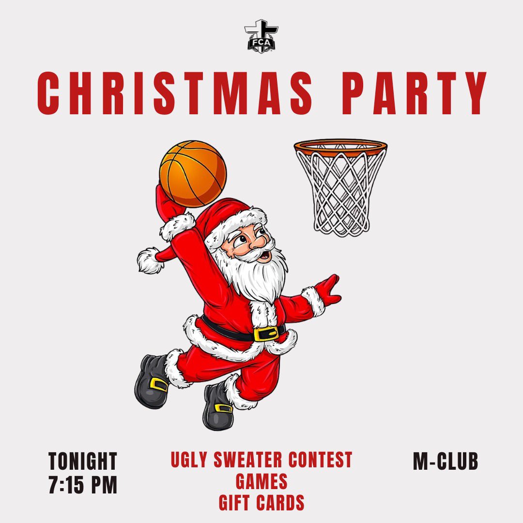 Last FCA of 2024! Be there!