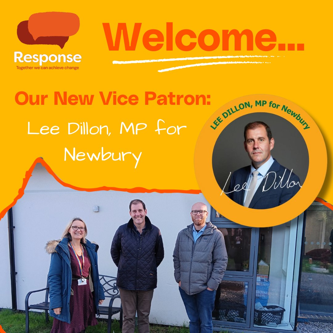 📢 BIG Announcement!
We’re thrilled to announce that <a href="/LeeRJdillon/">Lee Dillon, MP for Newbury 🔶</a> has agreed to join our other Vice Patrons at Response, whose support is much appreciated!

👉 Join Lee and our other Vice Patrons in supporting our upcoming Thatcham Wellbeing Hub project! app.thegoodexchange.com/project/20550/…
