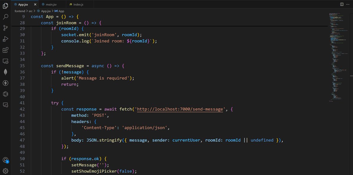 Developer_shub_'s tweet photo. Hello, everyone! 🌟
I’m starting my coding journal today! 🖥️I’ll share updates on my learning, challenges, and progress. Let’s make this journey inspiring and full of growth. 
Stay tuned as I learn, improve, and create!
I am working on the real-time chat app
#buildinpublic https://t.co/Vcu3P2PC3x