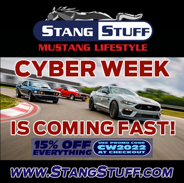 StangStuff's tweet image. Cyber Week Sale at StangStuff Mustang Lifestyle Products - mailchi.mp/5ee1d1022295/c…
