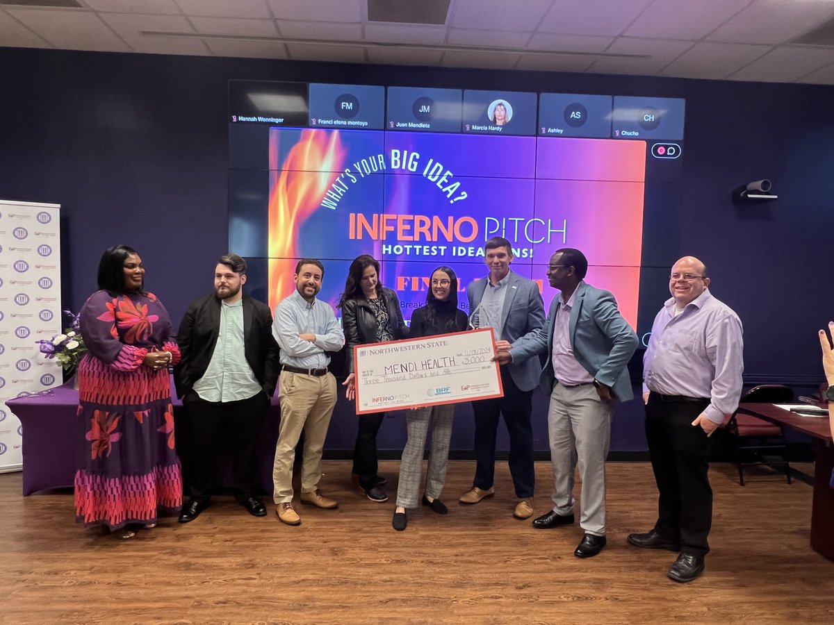We had another great Inferno Pitch competition this year! Congratulations to Valeria Mendieta Montoya for winning first place with her idea regarding “MendiHealth”! Thank you to Dr. Weiwen Liao for coordinating the events as well as all the judges, mentors, and EAP staff.