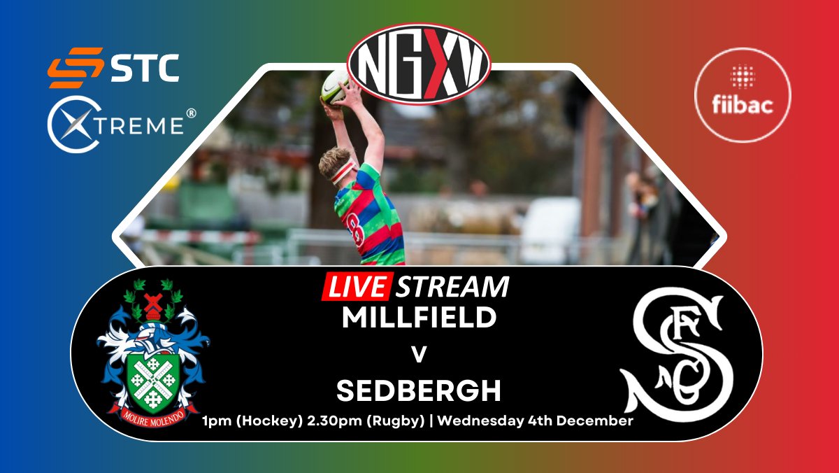Preview: <a href="/MillfieldRugby/">Millfield Rugby</a> v <a href="/TheBrownSSFC/">Sedbergh School FC</a> | Live Stream

A look ahead to Wednesday's LIVE Millfield v Sedbergh 1st XV game - two of the very best head to head!

PLUS <a href="/millfieldhockey/">Millfield Hockey</a> v <a href="/SedberghHockey/">SedberghHockey</a> 1st XI Girls!

nextgenxv.com/2024/12/02/pre…

#SchoolsRugby #SchoolsHockey