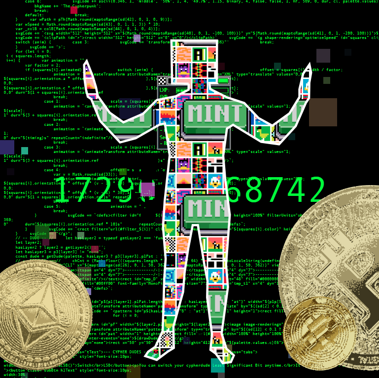 MoonCat7026's tweet photo. The recent @XCOPYART sweep of 4x @CYPHERDUDES doesn't change a thing. 

We are witnessing the best art and onchain NFT collection since ethereum's inception.   

There won't be enough Dudes for everyone; supply is scarce and small. Apply accordingly. https://t.co/wEKajwB4cZ