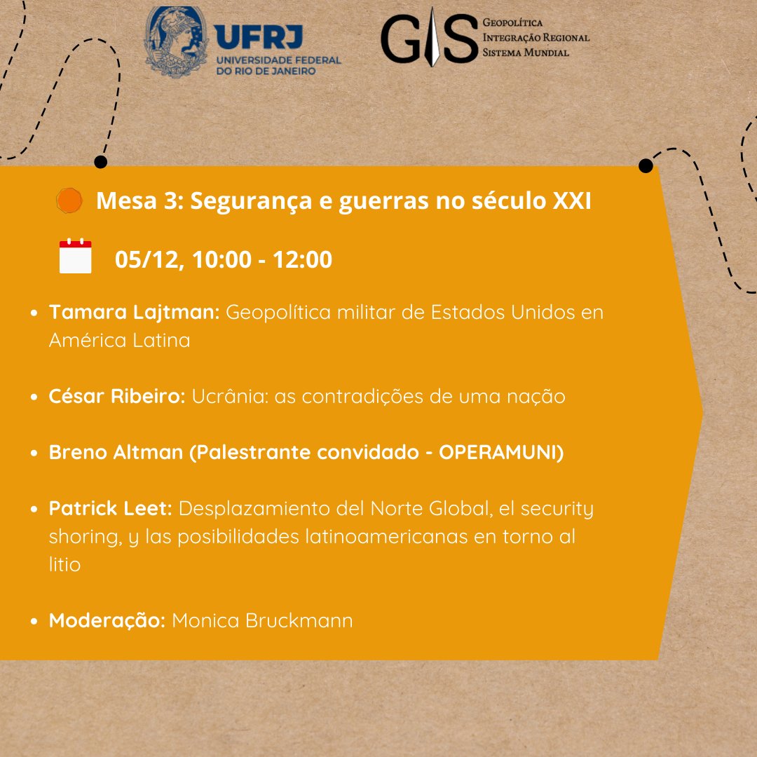 Héctor Lopez-Terán (@hectorlteran) on Twitter photo El 4 y 5 de diciembre se llevará a cabo la Tercera Jornada del <a href="/GisNucleo/">Núcleo GIS</a>, donde se presentarán las investigaciones realizadas durante el año por los investigadores del núcleo. El 4 y 5 de diciembre se llevará a cabo la Tercera Jornada del <a href="/GisNucleo/">Núcleo GIS</a>, donde se presentarán las investigaciones realizadas durante el año por los investigadores del núcleo.