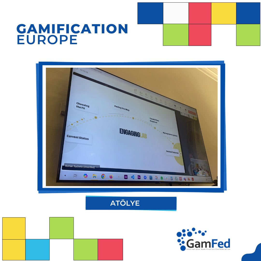 GamfedTurkiye's tweet photo. Gamification Europe'un ilk gününde Bernardo Letayf ve Roman Rackwitz'in liderliğindeki "Anlamlı Oyuncu Yolculukları Tasarlamak" atölyede, yüzeysel ödüllerin ötesine geçip derin etkileşim sağlayan oyuncu yolculukları tasarlamak için pratik yöntemler keşfedildi.
#gamificationeurope https://t.co/idpv79N65B