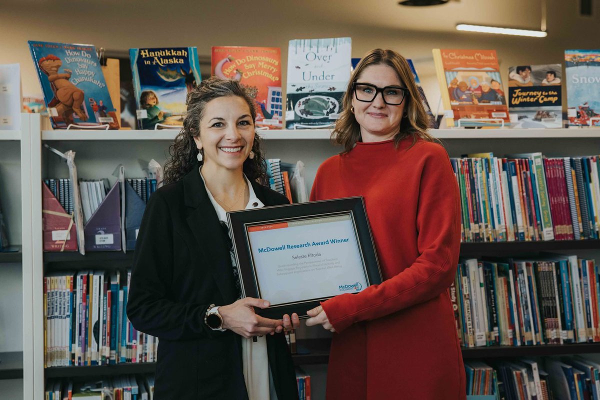 On November 29, the McDowell Foundation presented researcher Seleste Eftoda with the annual research award for her project to celebrate her outstanding contributions to educational research. 

To read her project visit: mcdowellfoundation.ca/understanding-…

Congratulations Seleste!