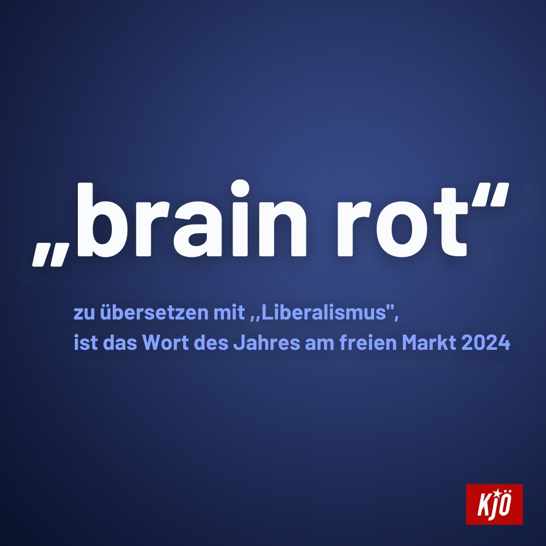 Willst du auch gegen "brain rot" (dt. Liberalismus) vorgehen? 

Melde dich bei uns (Link in Bio), werde aktiv und bau mit uns die kommunistische Bewegung in Österreich auf!✊