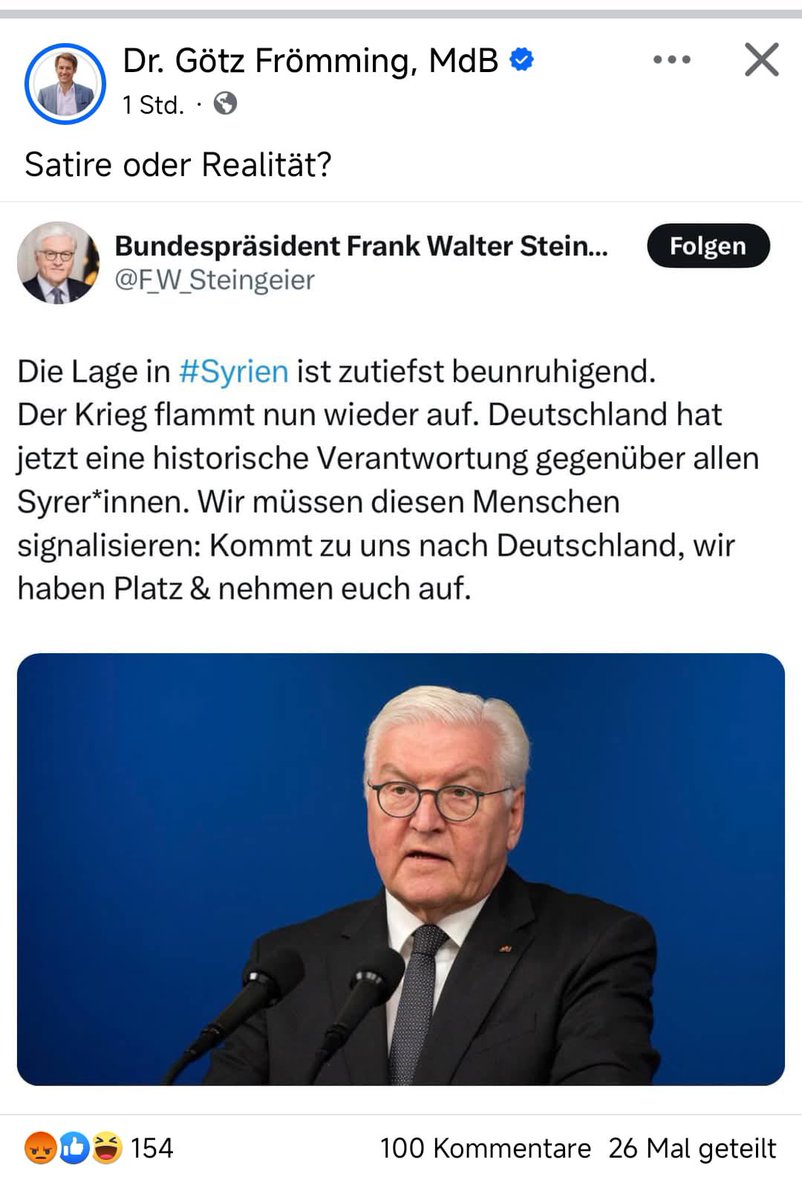Da wird Amerika wohl wieder Anweisung erteilt haben?

#Syrien  #Deutschland #Krieg #Militär #Wirtschaft #Finanzen
