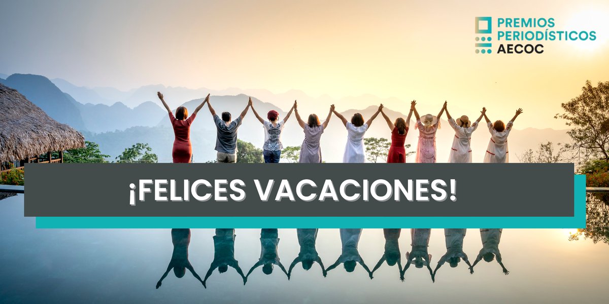premiosAECOC's tweet photo. Desde todo el equipo de Aecoc Premio Periodismo os deseamos unas felices #fiestas y ¡felices vacaciones!. https://t.co/ETPl7z5nBo