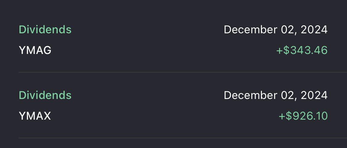 IngresosExpo's tweet image. 🔥 Hoy recibí: $926 de $YMAX y $343 de $YMAG de ingreso semanal. 

💲Total: $1,269

#IngresosPasivos