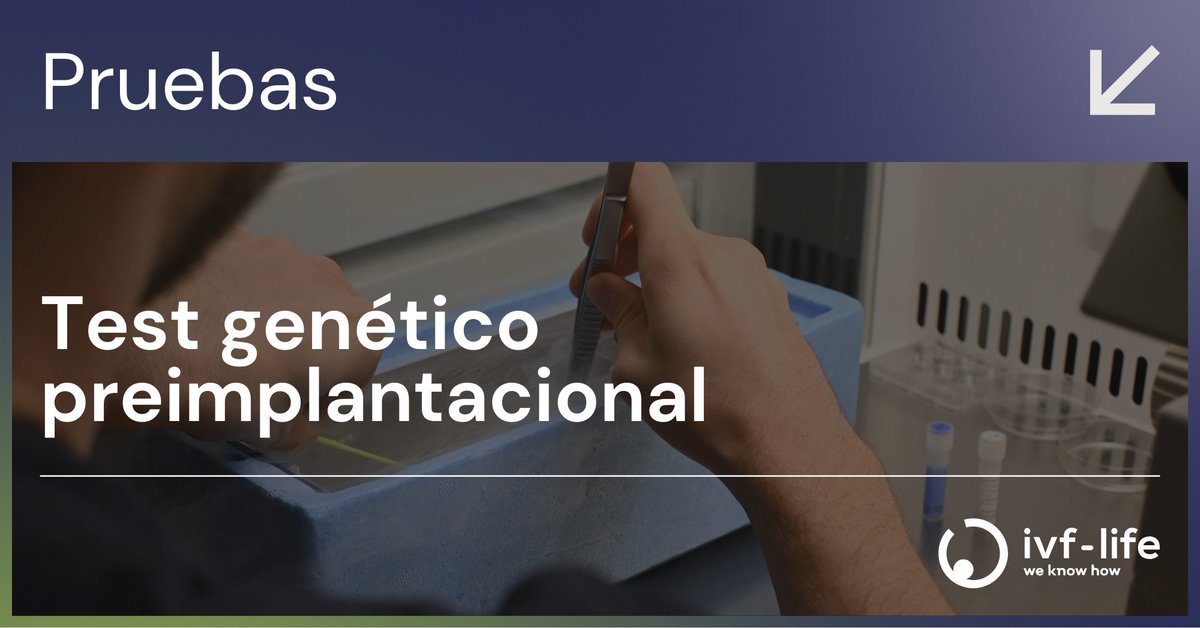 En IVF-Life contamos con un gran abanico de pruebas de fertilidad, el test genético preimplantacional, PGT-A, es una prueba que se realiza al embrión para detectar y prevenir la transmisión al futuro bebé de enfermedades genéticas o cromosómicas graves: bit.ly/4fObdP1